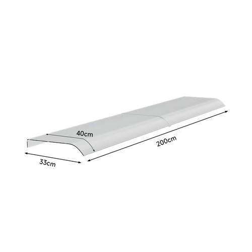 Door Canopy Awning Rain Shelter Front Back Porch Outdoor Shade Patio Roof Cover - Picture 24 of 35