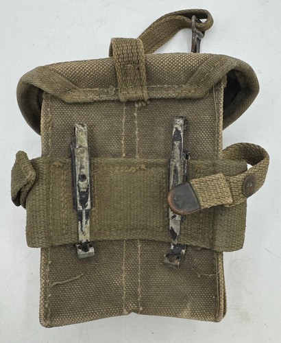 Vietnam War era M1956 Ammo Magazine Pouch Field Gear Military Kit ALICE Belt - Picture 7 of 11
