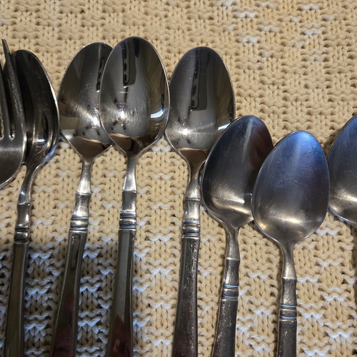 15 Reed & Barton BROMPTON Heritage Mint Edelstahl Besteck Service für 4 LESEN - Bild 3 von 7