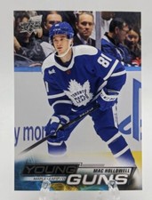 2022-23 UD Extended Series Base Young Guns #714 Mac Hollowell - Maple Leafs