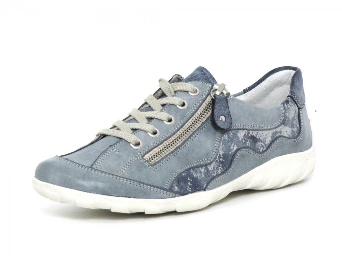 Remonte Damen Schnürschuhe jeans jeans silber (blau) R3416-14 Remonte Damen Schnürschuhe jeans jeans silber (blau) R3416-14