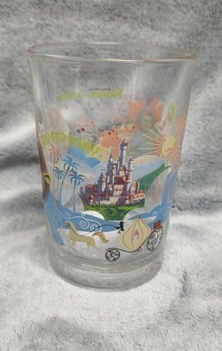 McDonalds Disney Shrek The Third Fiona Far Far Away Glass 2007 NICE CONDITION - Picture 2 of 2