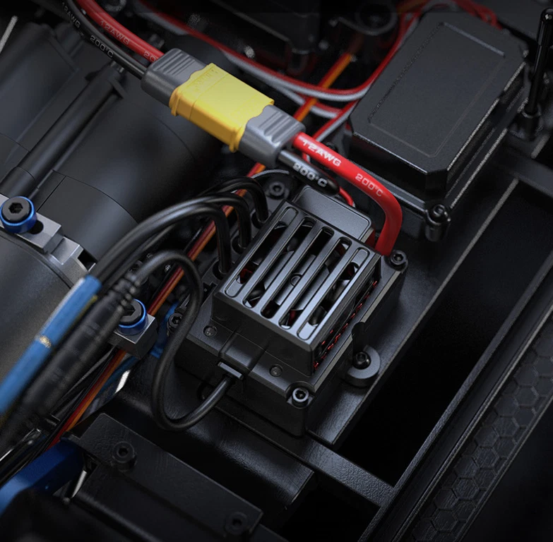 MJX H8H All-Rock V2 RC Car 1:8 Off Road Crawler Brushless 3S 11.1v Truck + App - Picture 4 of 12