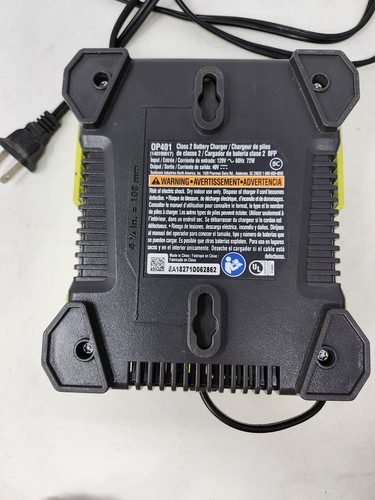Caricabatteria rapido agli ioni di litio RYOBI 40V OP401 ricarica più veloce originale - Foto 3 di 5
