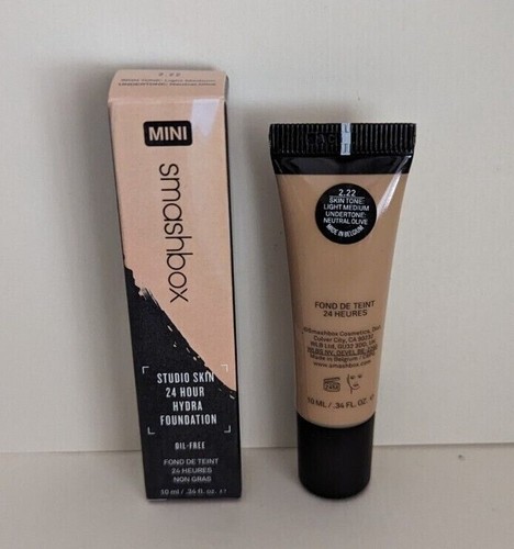 2 x Smashbox Mini Studio Skin 24 Hour Hydra Foundation, Oil Free+ Primer Essence - Picture 7 of 8