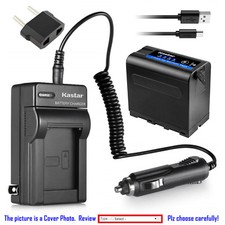Kastar NP-F980 Battery AC Charger for Sony NP-F960 VL600 YN300 LED Video Light