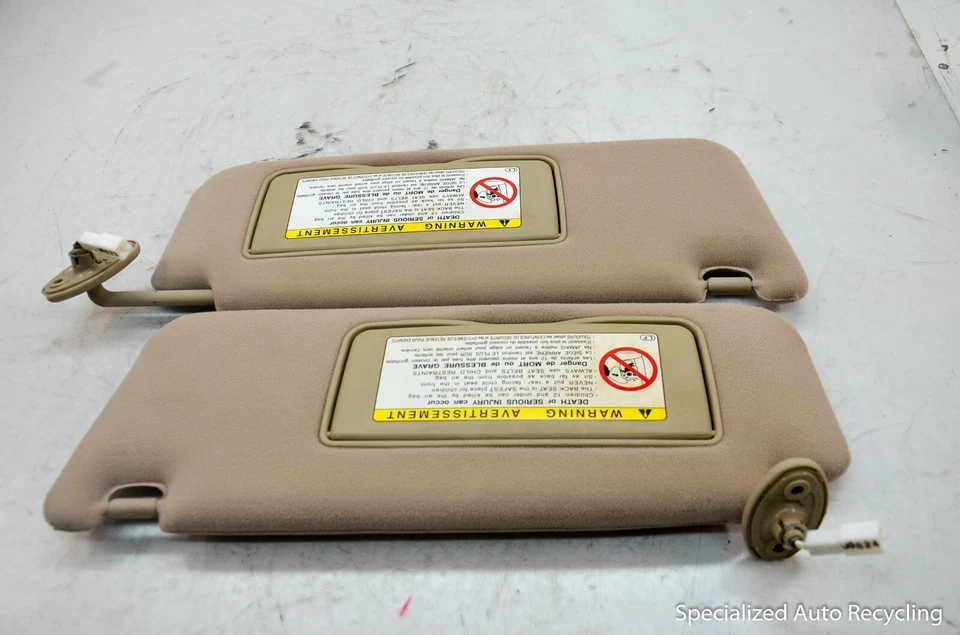 Lexus GS430 2001 parasol izquierdo y derecho beige Foto 3 de 4