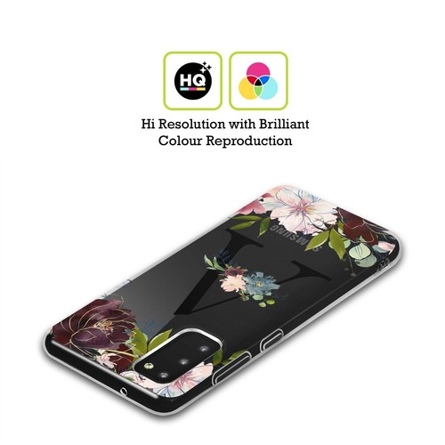 NATURE MAGICK FLORAL BLACK MONOGRAM 1 GEL CASE FOR SAMSUNG PHONES 4 - Picture 2 of 18