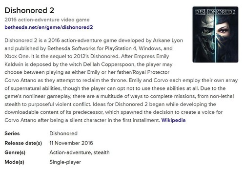 Dishonored 2: Limited Edition (PC, Windows) Brand New Factory Sealed! - Picture 7 of 7