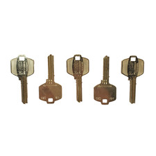 ILCO Kaba PEAKS High Security 8800-00-0003PP4 (5-PACK) Key Blanks 7-Pin PP4 KWay
