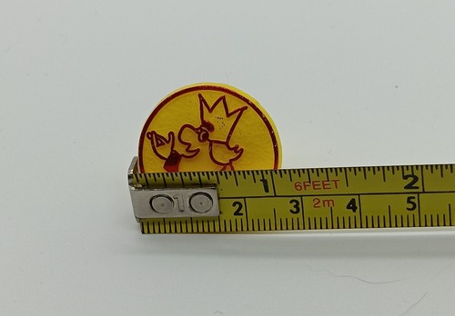 Burger King Plastic Ring Lot Kurger Bing Vtg Promo 1970s 70s White Yellow Blue - Picture 2 of 8