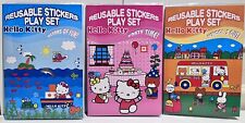 Vintage Sanrio Hello Kitty Reusable Sticker Play Sets Lot Of 3 - 2004 -Brand New
