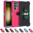 For Samsung Galaxy S23 Plus/FE/Ultra S21 Shockproof Phone Case Cover / Belt Clip