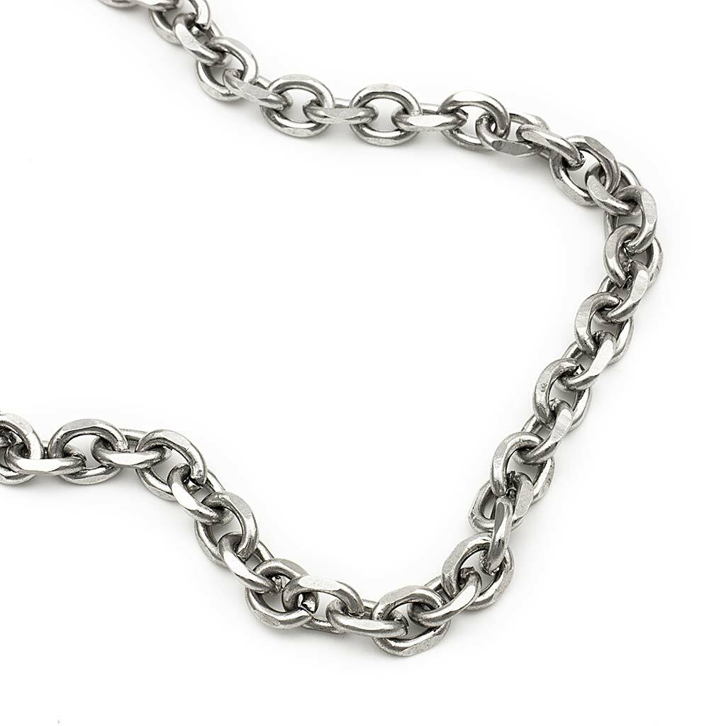 Steel cable necklace clearance
