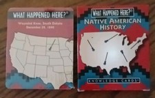 Native American History Knowledge Cards "What Happened Here"
