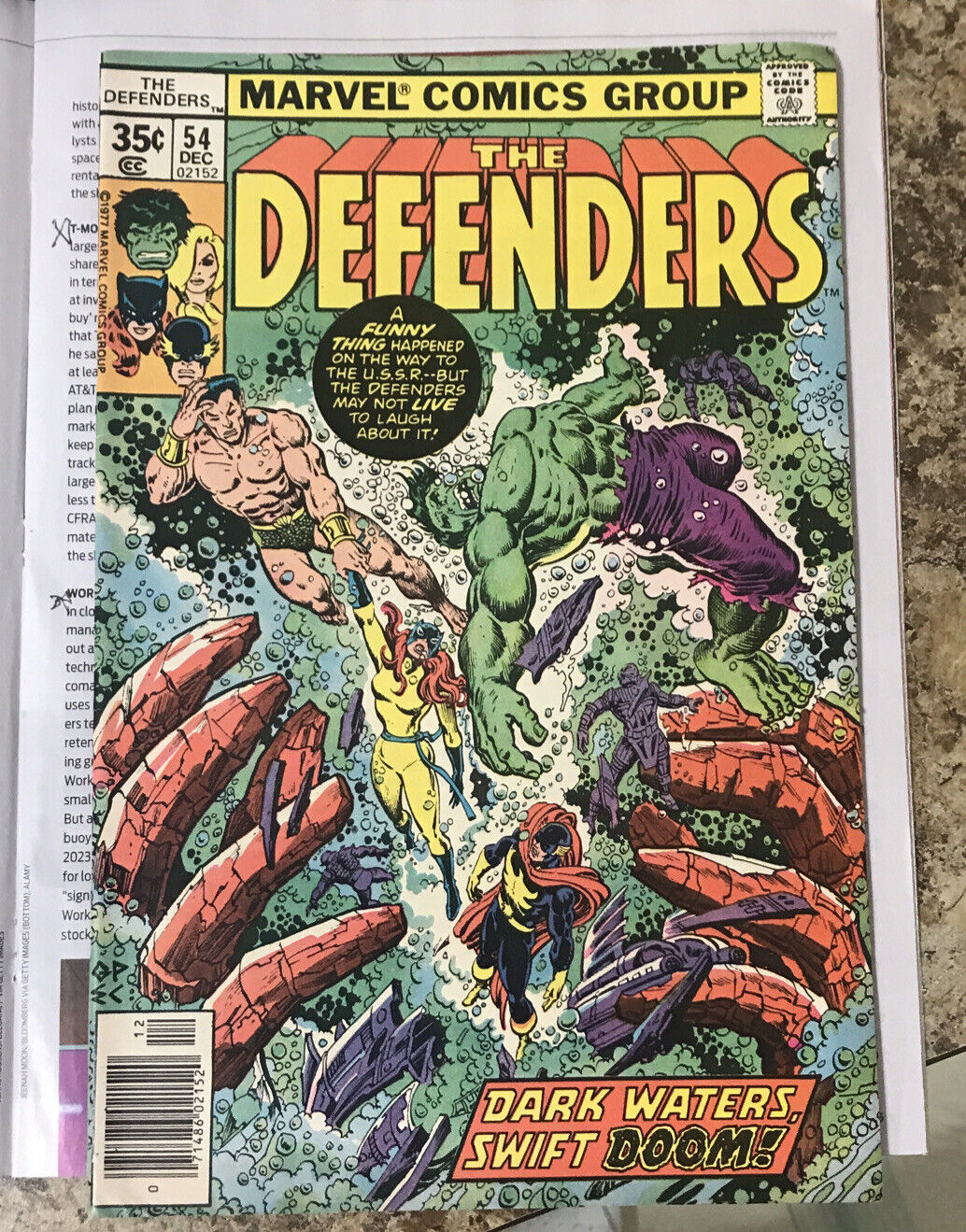 Defenders #54 (Marvel, Dec 1977)  HULK NAMOR Combined Shipping available