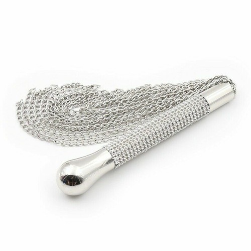 DE Metallketten Peitsche Arsch Spanking Bondage Sklave Erotikspiele Spielzeug SM - Bild 5 von 10