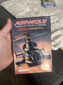 AirWolf NES Nintendo Box Manual CIB Complete MINT BOX EXCELLENT