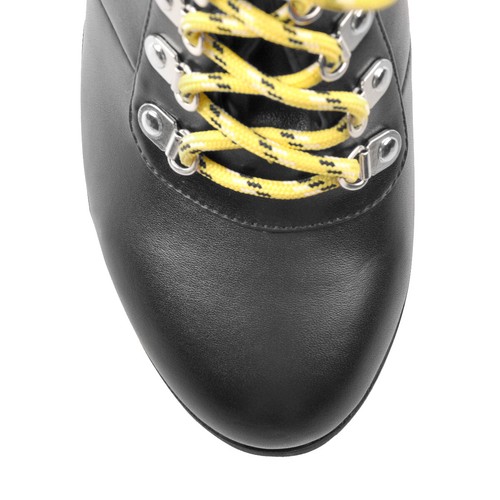 Botas al tobillo de plataforma gruesas para mujer Onlymaker con cordones con cremallera gótico punk tacón alto - Imagen 7 de 18