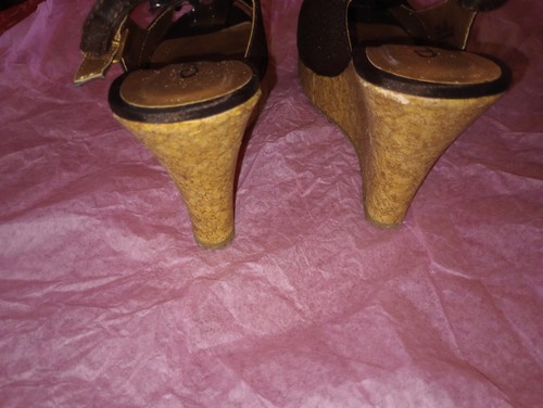 CL By Laundry Wedges Ilena-2 Size 8 M Brown - Picture 6 of 11