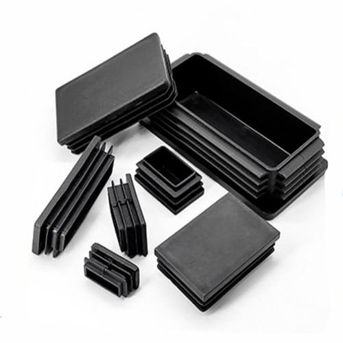 Square Plastic End Caps Tube Inserts Bungs Blanking Plugs Furniture Chair Feet - Picture 12 of 86