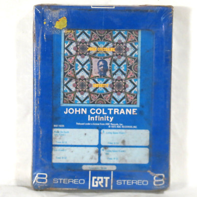 JOHN COLTRANE    Infinity    1972  RARE  1st US 8-TR VG+ Sealed
