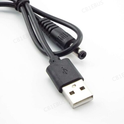 USB A Male Port to 2.5mm-5.5mm 5V DC Barrel Jack Power Cable Connector Cord CB1 - Bild 2 von 11