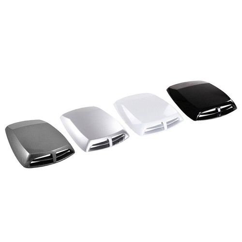 1PCS Universal Car Decorative Air Flow Intake Hood Scoop Vent Bonnet Cover - Foto 4 di 12