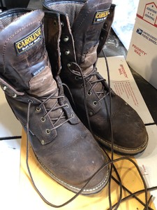 carolina men's logger 8 work boots