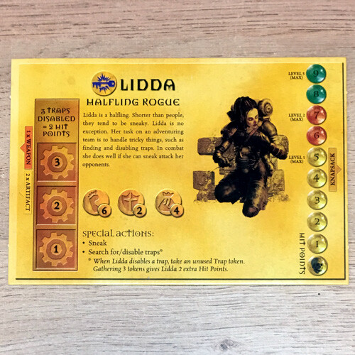 Tarjetas de personajes de juego de mesa Dungeons & Dragons x 4 Parker 2003 - Imagen 6 de 6
