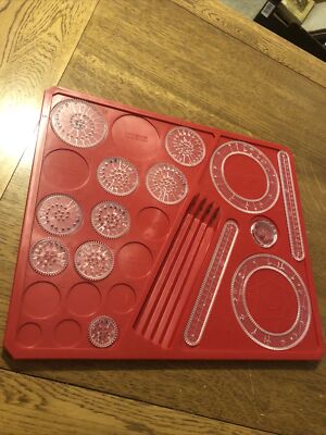 Parker Spiele Vintage Spirograph Teile