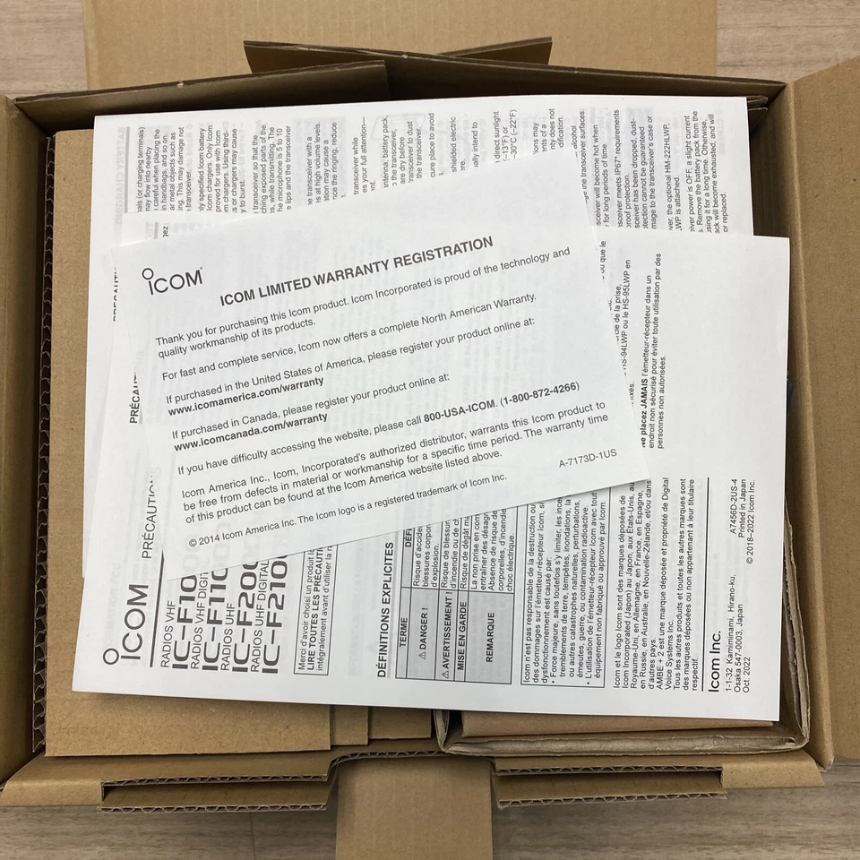 Icom F2000 Portable Radio UHF 400-470MHz 4W 16 Channels IP67 - Image 4 of 4