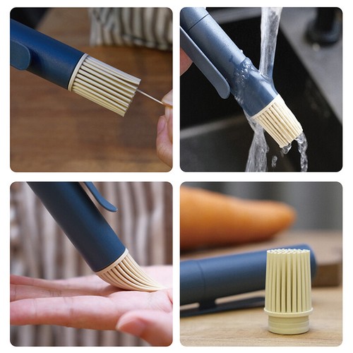 Usine Pancake Brush Marinade Brush Barbeque Oil Brush Sauce Cream Brush Baking Brush