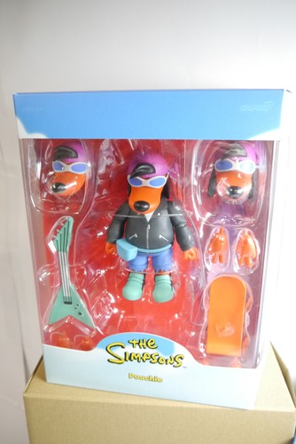 La Figura De Acción Poochie De Los Simpsons 18 CM Super7 OAF - Imagen 2 de 4