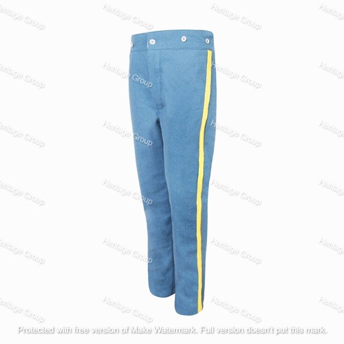 Civil War Union Navy and Sky Blue Trouser 1.5" Stripe Size 56, 62 - Picture 10 of 14