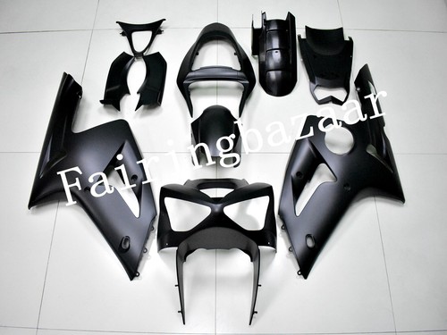 Fit for 2003 2004 ZX6R 636 Matte Black ABS Injection Bodywork Fairing Kit - Bild 1 von 7
