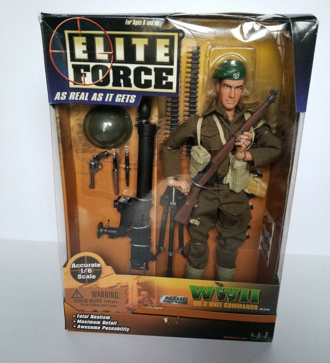 格安 COMMANDO UNIT 3 NO. WWII Force Elite BBi NO. Action 21145 ミリタリー