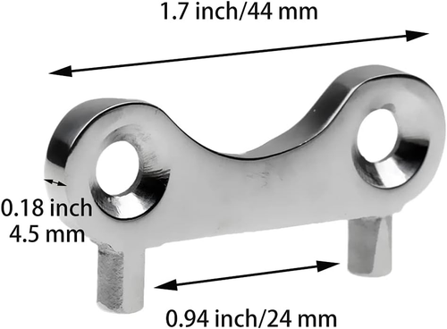 Hutunouy 2pcs Boat Gas Cap Key 316 Stainless Steel Marine Bayliner Boat Cap G... - Picture 2 of 8
