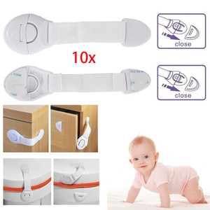 Toddler Baby Kids Child Safety Lock Proof Cabinet Drawer Fridge Cupboard Door