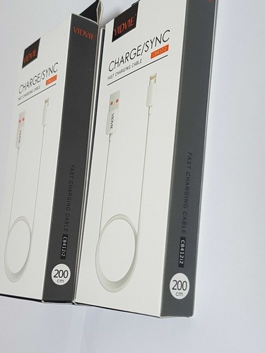 2M Genuine Charging Data  Cable For iPhone X 11 5 6 7 7+ iPad VIDVIE UK Stock  - Picture 4 of 8