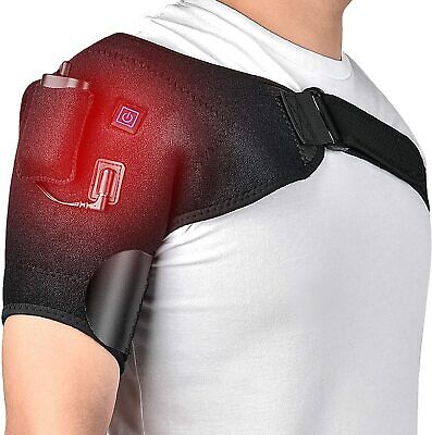 Heated Shoulder Massage Wrap Massager Pain Relief Heating Pad Hot