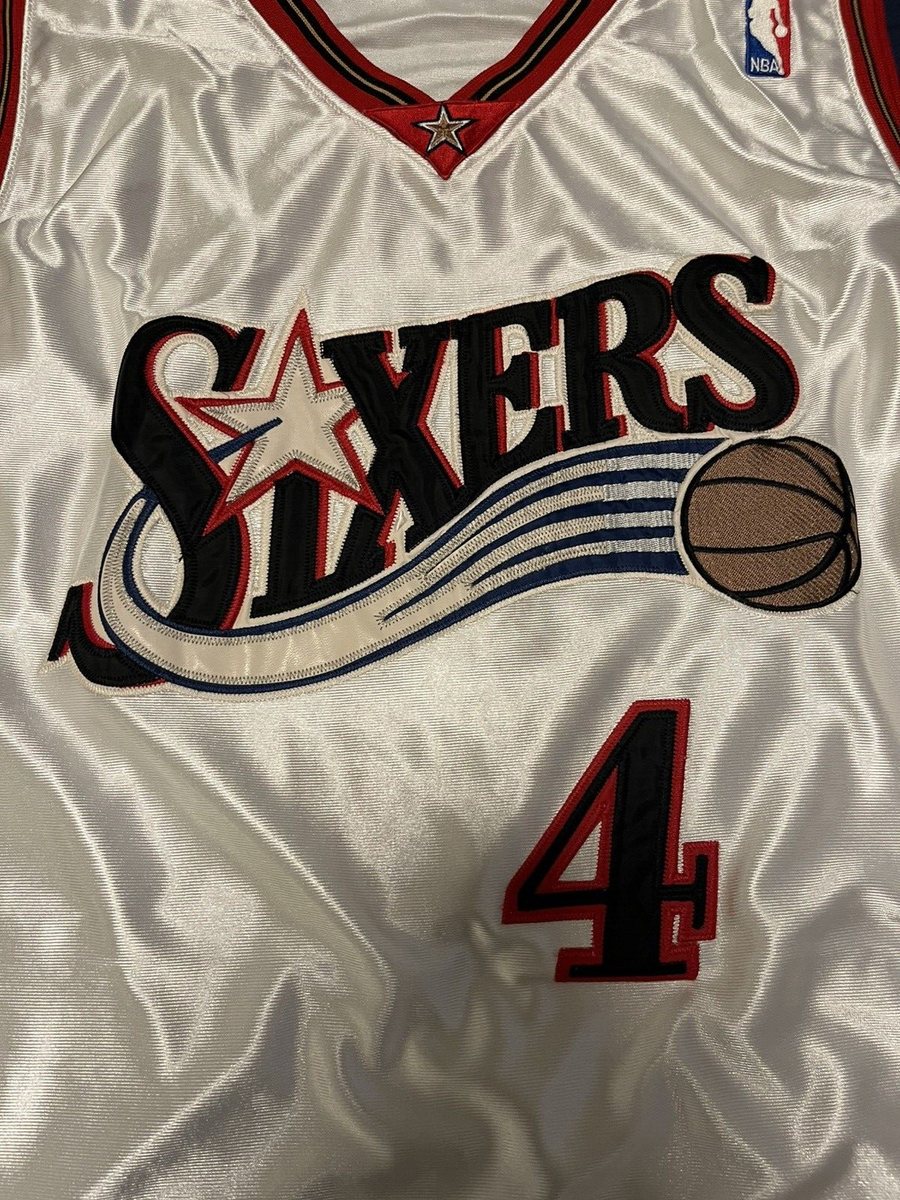 Authentic Reebok Chris Webber Philadelphia 76ers Home Jersey Size