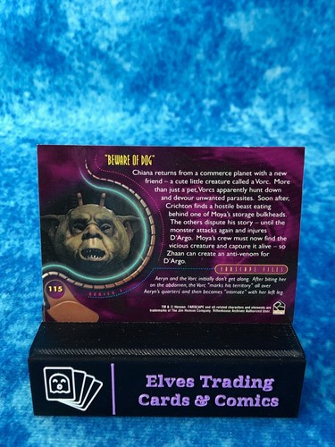Farscape Season Two 2 SINGLE Non-Sport Trading card by Rittenhouse 2001 - Picture 90 of 147