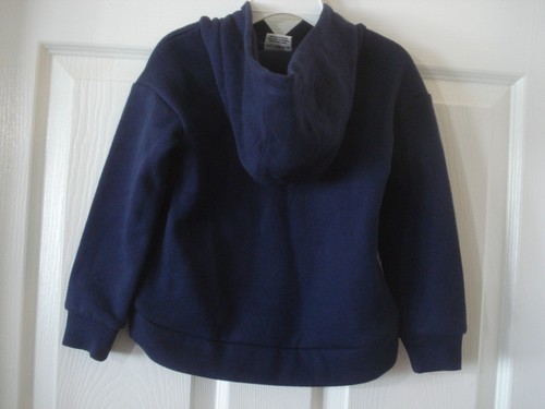 Nike Girls Navy Blue Pink Swoosh Hooded Pull Over Sweatshirt Size 3T NEW - Picture 7 of 8