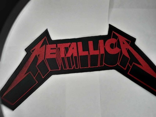 Metallica BACK Patch Embroidered High-quality Thrash Metal Megadeth Slayer Tool - Afbeelding 1 van 1