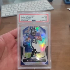 2019 Panini Prizm Prizms #72 Mark Ingram II REFRACTOR PSA 10 GEM MT POP 1/1