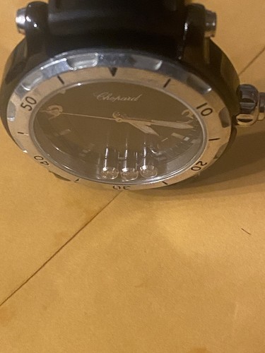 Chopard Black Ceramic Stainless Steel Rubber Limited Edition Happy Sport 28/8507 - Picture 5 of 6