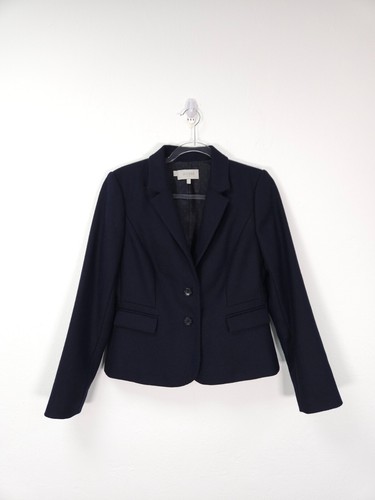 Veste Hobbs taille 12 Hackness bleu marine british moon treed laine sur mesure preppy