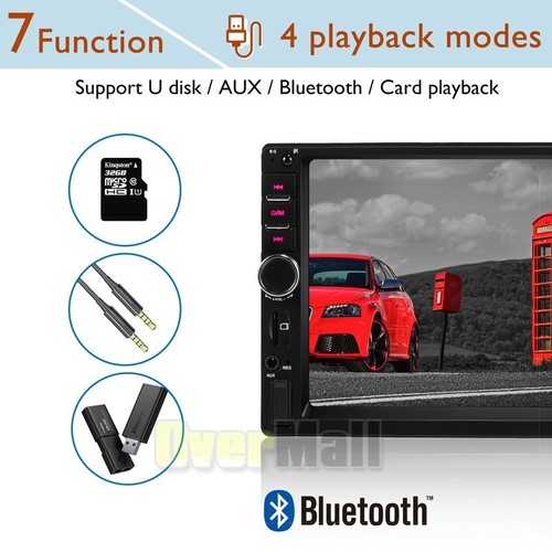 7" 2DIN Car Stereo Radio MP5 Touchscreen Bluetooth Mirror Link for Apple/Android - Picture 13 of 15