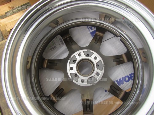 WORK EMOTION T7R 2P WHEEL SIZE 18X9.0J +35 5X114.3 ASHED TITANIUM 923-57197A jdm - Picture 3 of 12